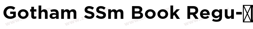 Gotham SSm Book Regu字体转换